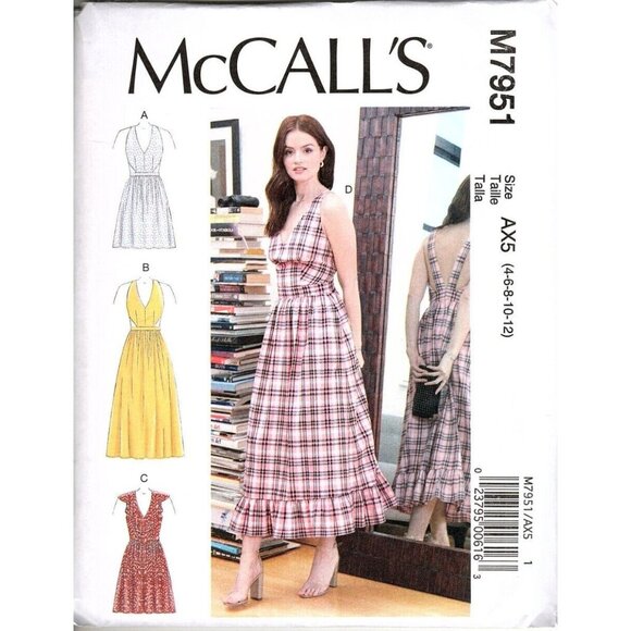 McCall's M7951 Misses 4 to 12 Easy Cutout SunDress Sewing Pattern Uncut - Picture 1 of 2